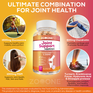 Advanced Joint Support - Glucosamine, Chondroitin, Turmeric & MSM (120 Tablets)
