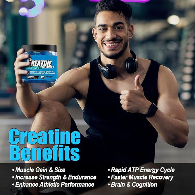 ZOOONE 150 Counts Creatine Monohydrate Gummies