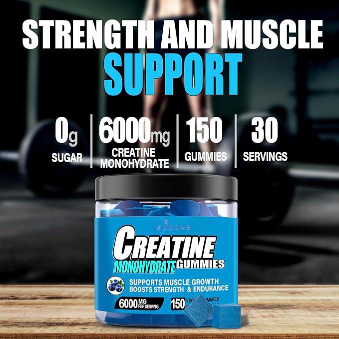 ZOOONE 150 Counts Creatine Monohydrate Gummies